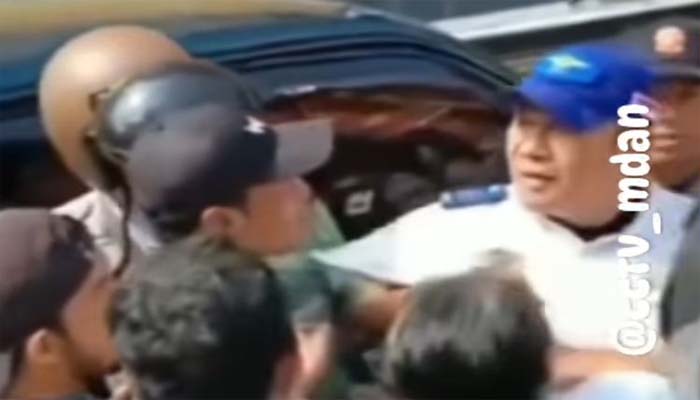 Preman di Medan Nyaris Adu Jotos dengan Dishub, Klaim Lahan Parkir Daerah Kekuasaannya